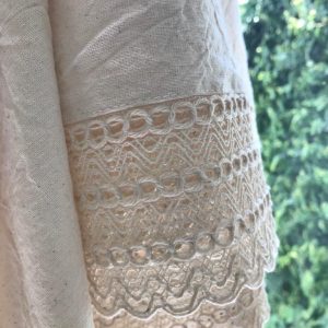 Mantel impermeable rayado gris – Magnolia Manteles